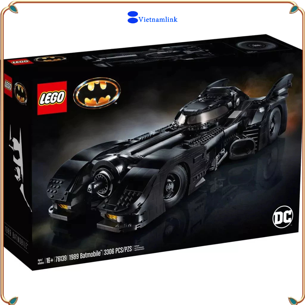 (ราคาต่ําสุดออนไลน์) LE GO 76139 DC1989 Batmobile ใหม่เอี่ยมของแท้ 100%