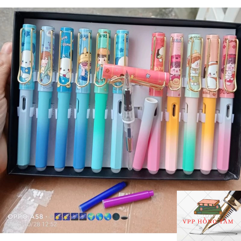 [GIVE INK] Combo 10c/5c/3c ปากกาหมึกซึมลบได้ 856 พร้อมลูกสูบปั๊มและหมึกฟรี