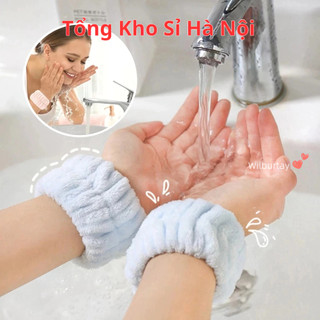 Băng đô đeo cổ tay rửa mặt, vòng đeo tay rửa mặt, chống tràn nước, thấm hút chuyên dụng