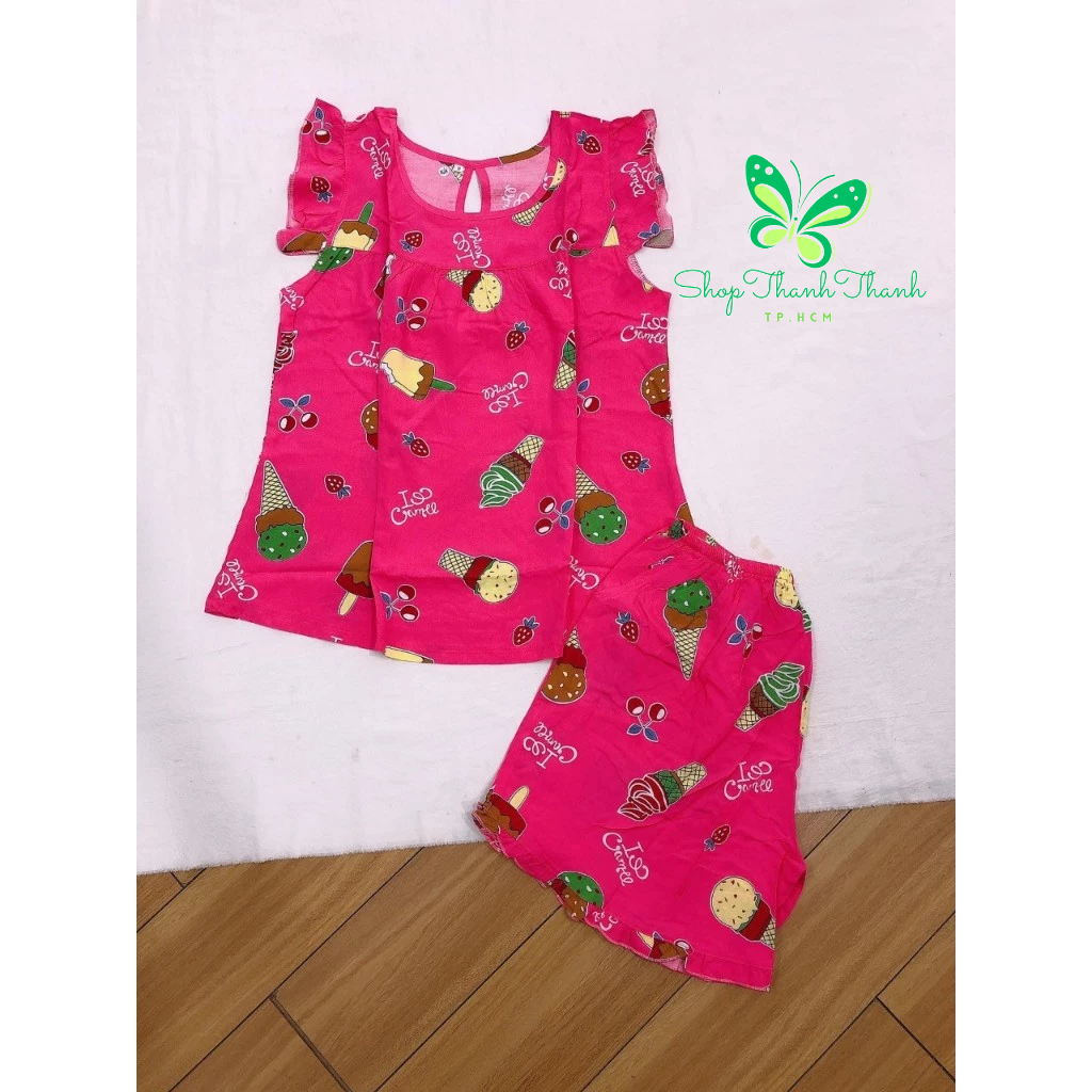 (Ava) เตารีดลูกฟูก 2 ผิว แขนนางฟ้า คอกลม ML แต่งระบาย Big Size home wear 40kg - 90kg ShopThanhThanhT