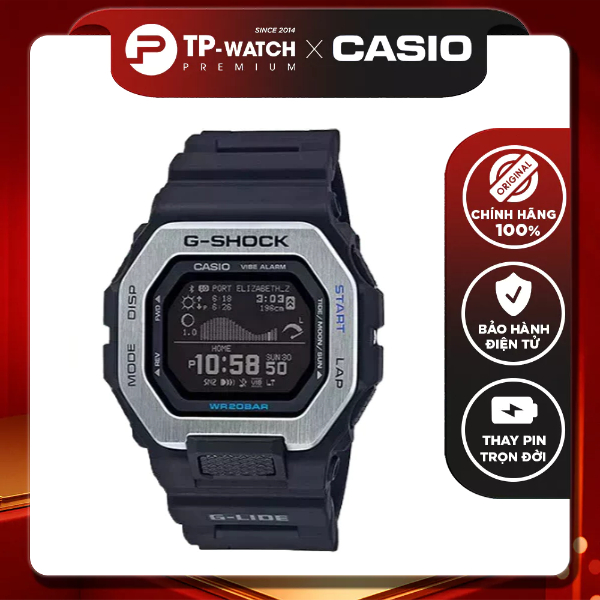 นาฬิกาข้อมือผู้ชาย Casio G-Shock Glide GBX-100-1D ของแท้ - สายพลาสติก | จีช็อค GBX-100-1