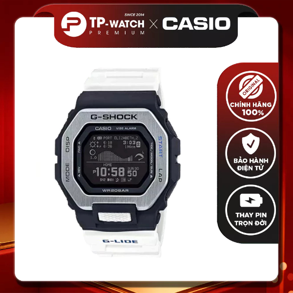 นาฬิกาข้อมือผู้ชาย Casio G-Shock GBX-100-7D ของแท้ - สายพลาสติก - GBX-100-7DR Bluetooth