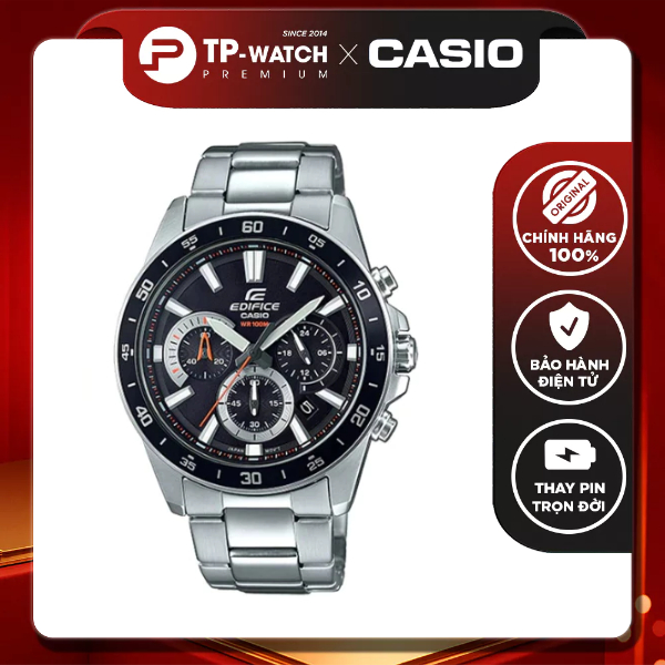 ของแท้ Casio Edifice EFV-570D-1AVUDF นาฬิกาผู้ชาย EFV-570D-1A