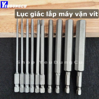 Bộ Mũi Lục Giác Lắp Nhanh Máy Khoan, Máy Bắn Vít - Dài 5cm và 10cm Nam Châm từ tính (có bán lẻ)