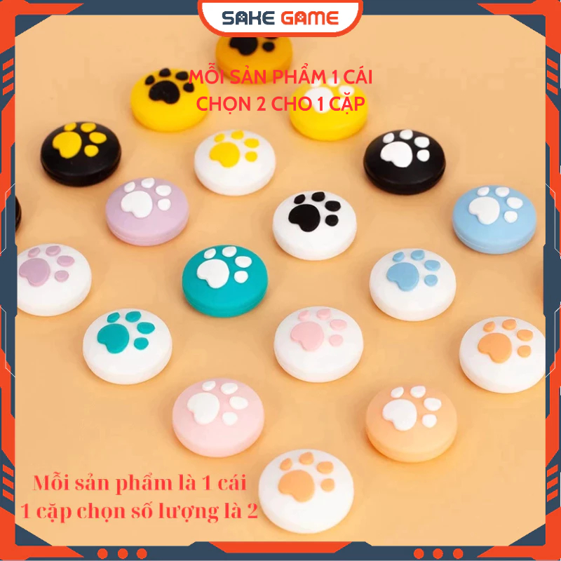 Nintendo Switch Analog Knob Cover Cats Paw Heart Analog Switch Cats Paw Cover Joycon Switch Cats Paw