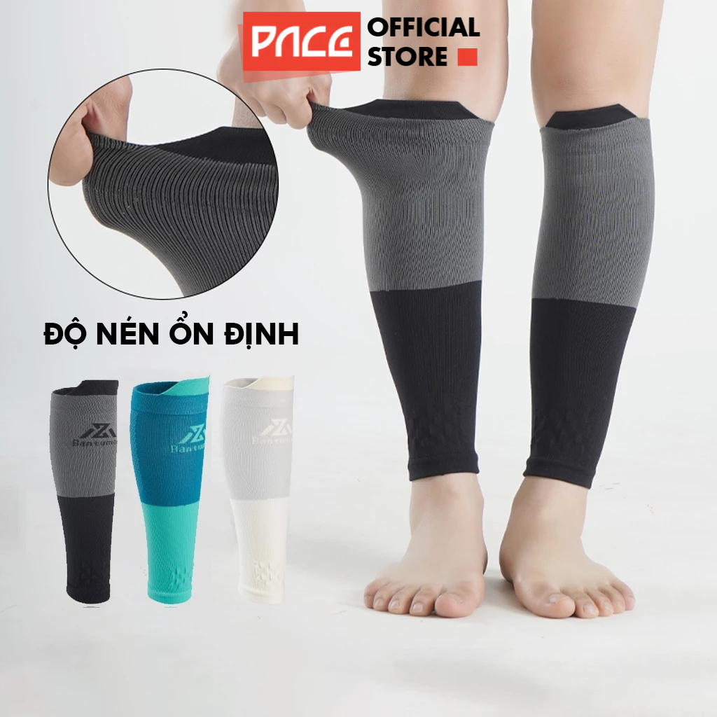 PACE RUNNING ยางยืด RUNNING ผ้ารัดน่อง, ผ้ารัดน่องป้องกันการขีดข่วน, ถุงเท้าสนับแข้งฟุตบอลป้องกันน่อง CAF