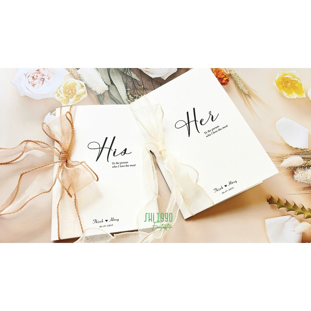 VOWS CARD - คอลเลกชันการ์ด Vow งานแต่งงาน รุ่น TH| ชิ1990