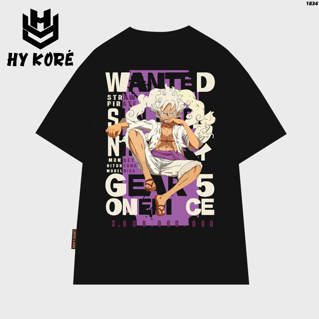 HY KORÉ WANTED GEAR 1834 เสื้อยืดแขน MISSED SUPER PRODUCT ONE PIECE สําหรับพัดลมของแท้