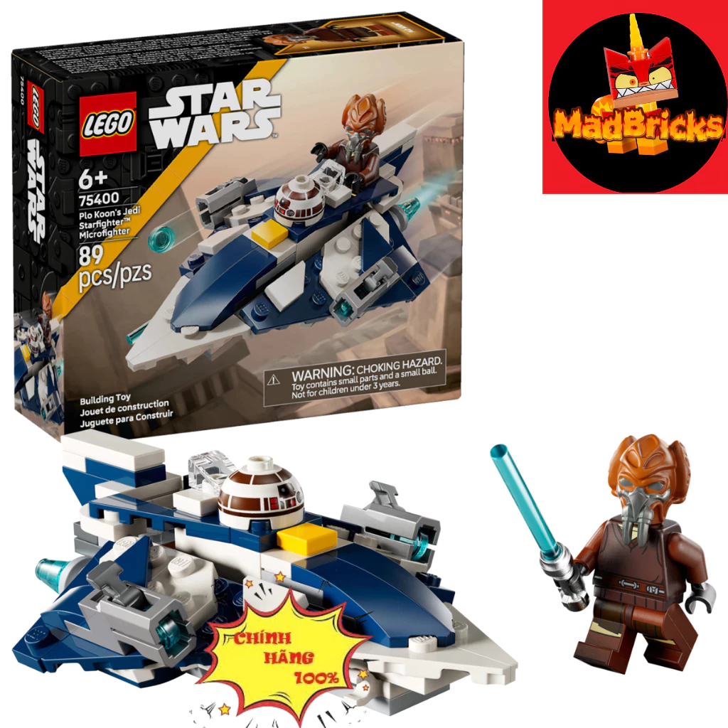Plo Koon LEGO STAR WARS 75400 Jedi Fighter Assembly Toy