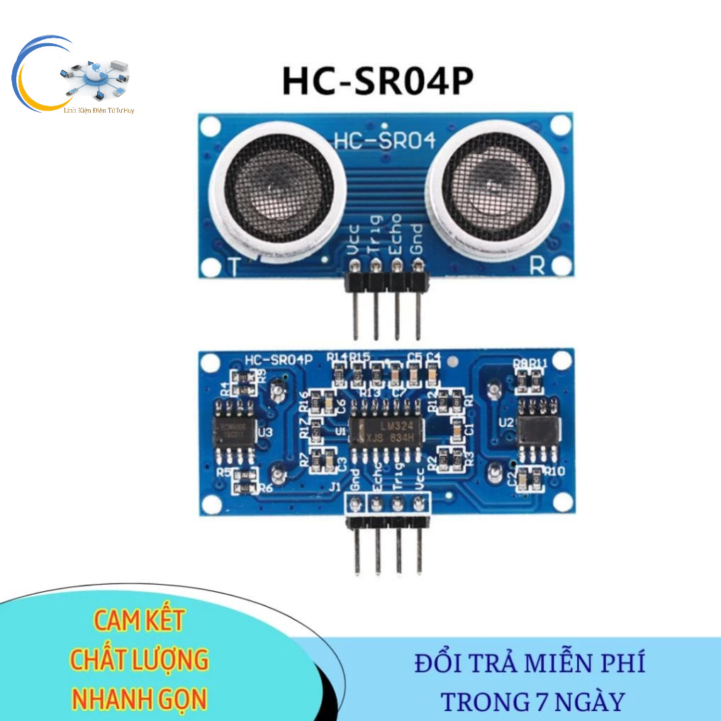 โมดูลเซนเซอร์อัลตราโซนิก HC-SRF04, HY-SRF05 | เพิ่มประสิทธิภาพจาก 2–450CM