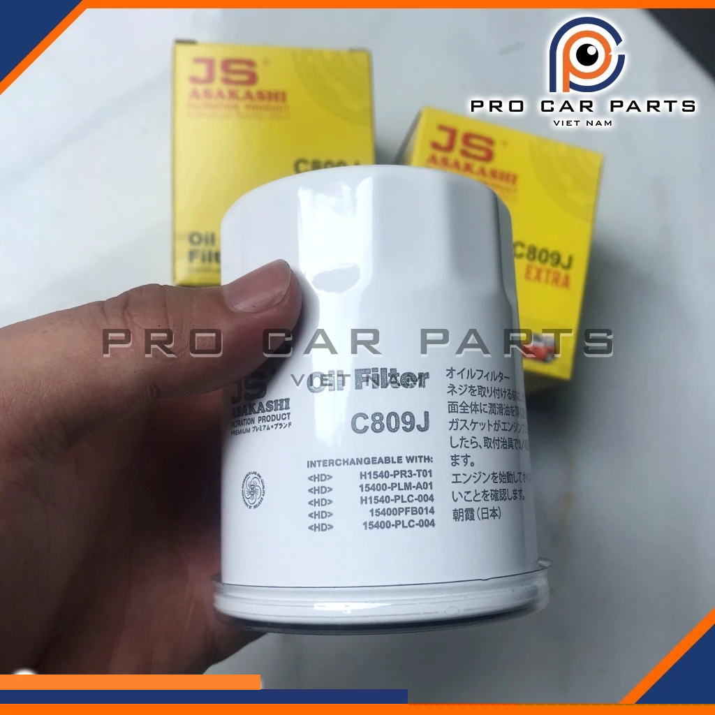 กรองน้ํามันเครื่อง Honda Accord SCT GERMANY SM 104 - JS Asakashi C809J