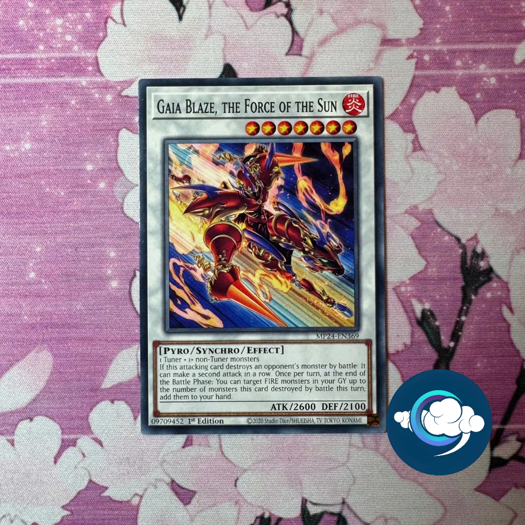 YugiOh! การ์ดเกม ( UK ) - MP24-EN369; Gaia Blaze ทหารแห่งแสงแดด; C