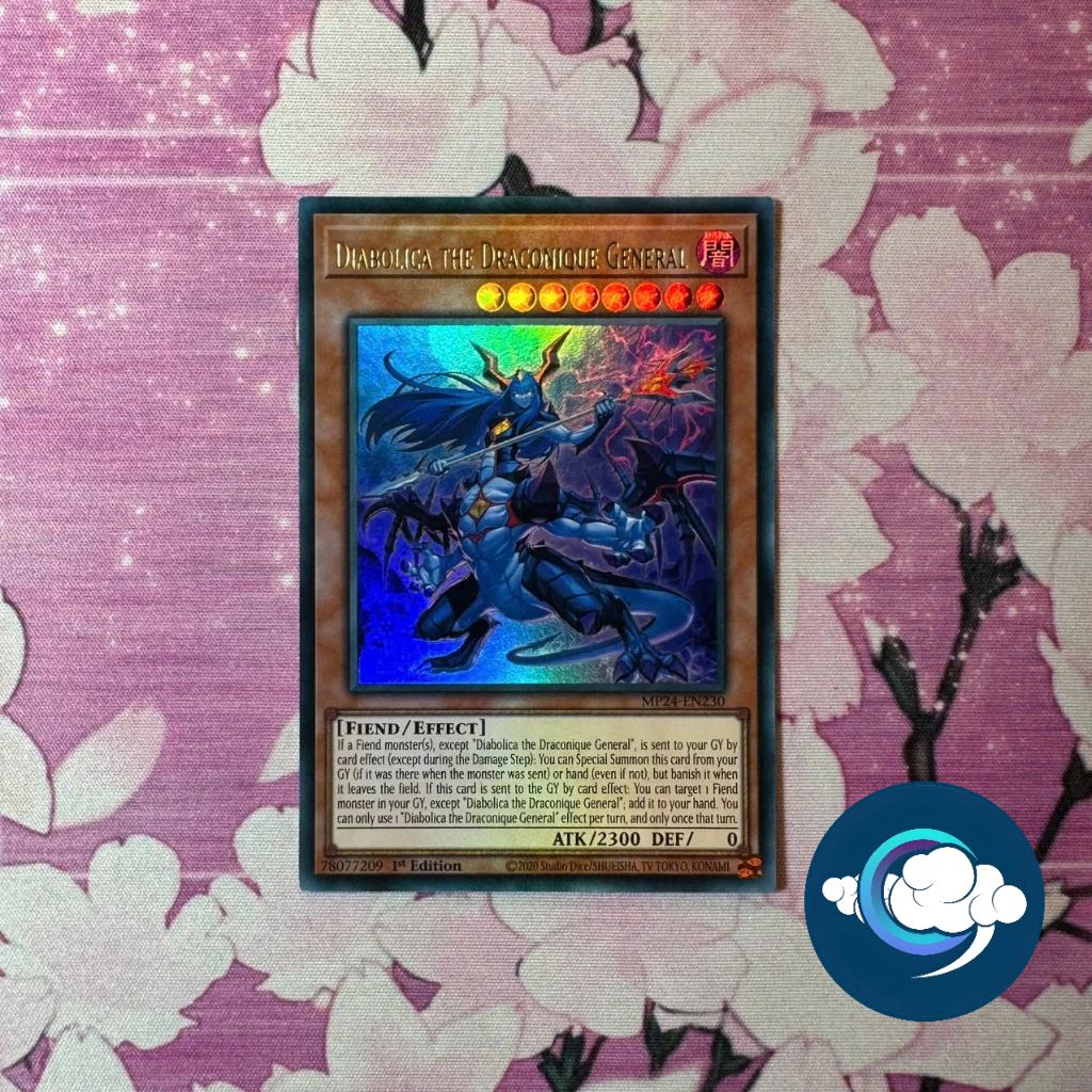 การ์ด Yugioh ( UK ) - MP24-EN230; Diabolica the Dranique ทั่วไป; UR