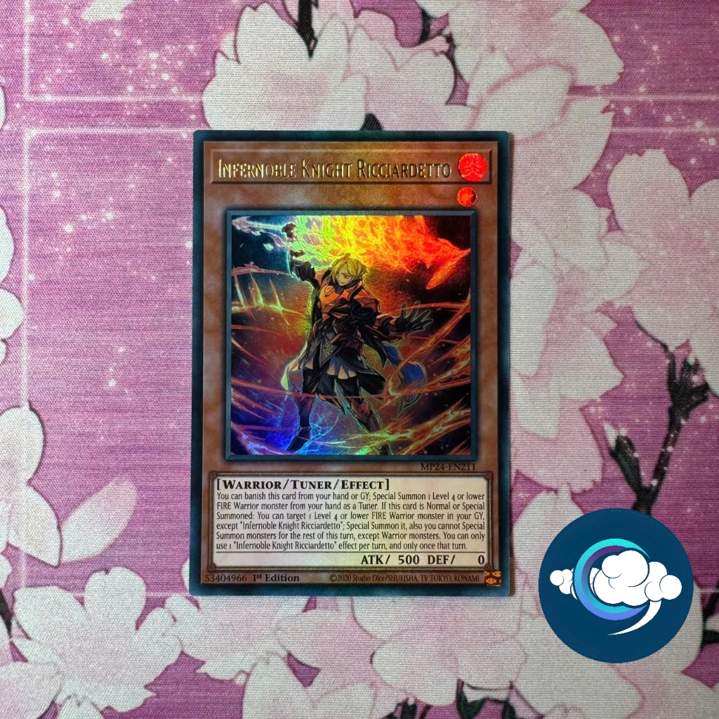 YugiOh! การ์ดเกม ( UK ) - MP24-EN211; Infernoble Knight Ricciardetto; UR