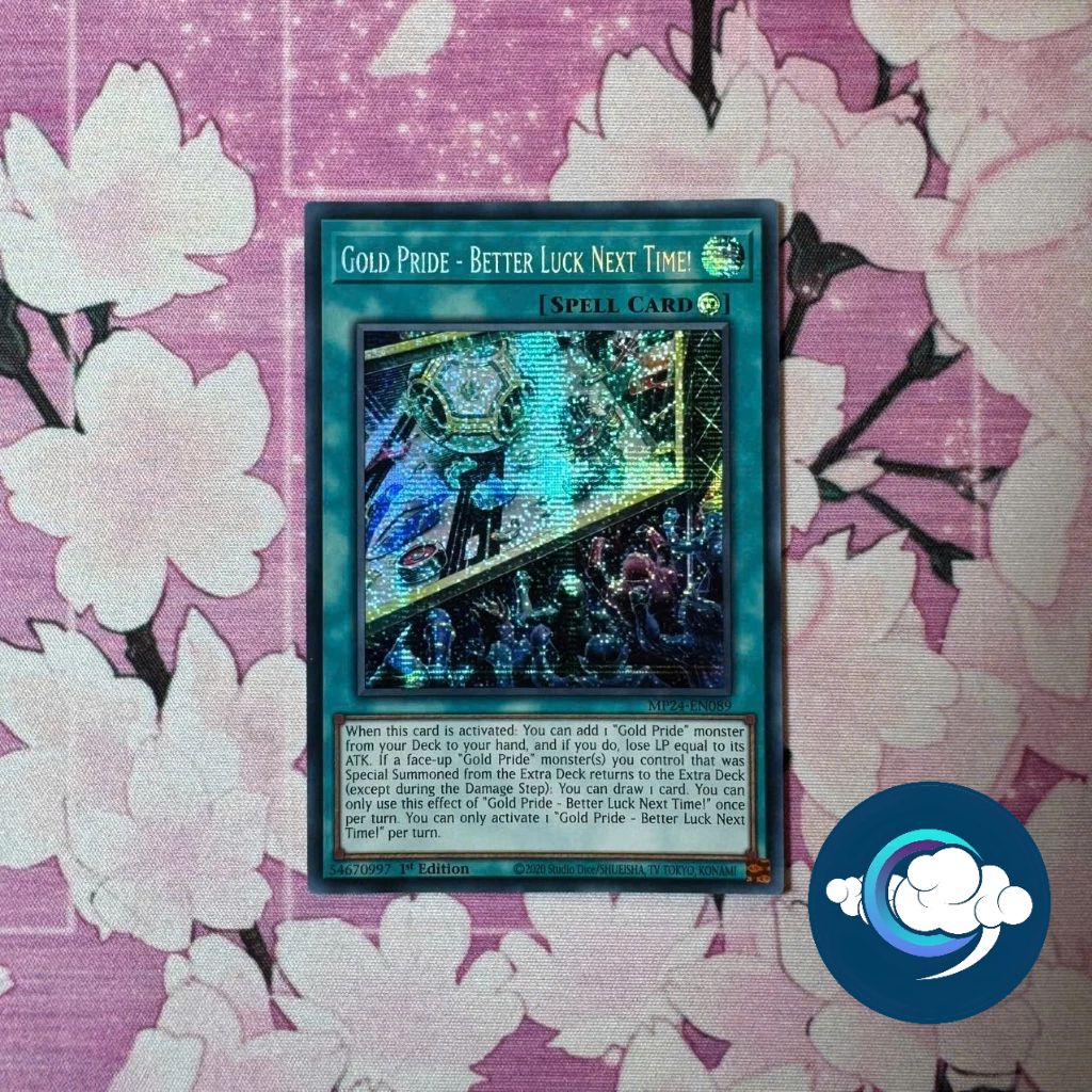 ยูกิโอ! การ์ดเกม ( UK ) - MP24-EN089; Gold Pride - Better Luck Next Time!; PScR