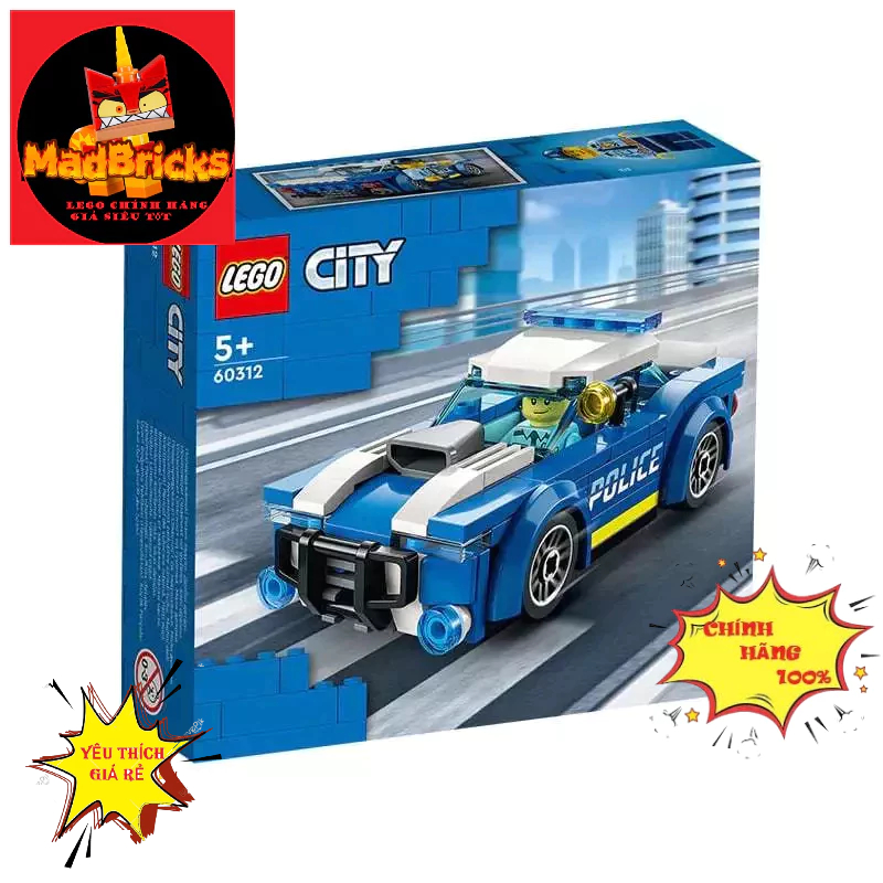 LEGO City 60312 รถตํารวจ (94 อะไหล่)