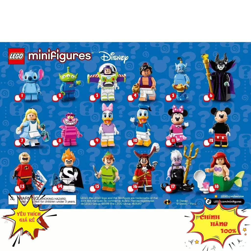 (LEGO MINIFIGURE ) LEGO 71012 MINIFIGURE DISNEY SERIES 1