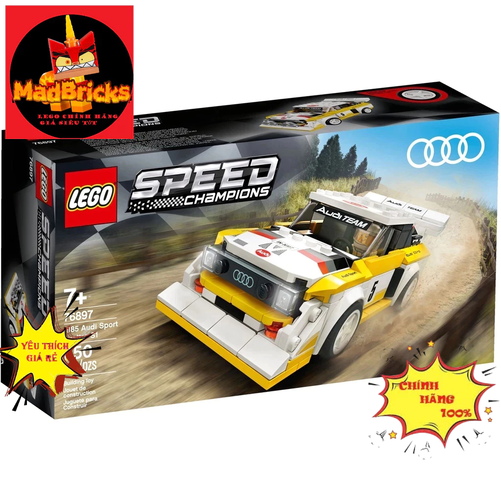 LEGO SPEED CHAMPION 76897 Audi Sport Quattro S1 Supercar