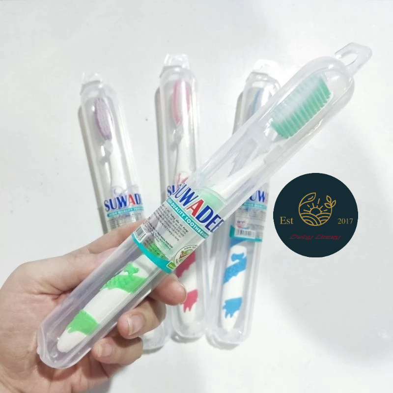 (THAI TECHNOLOGY) ตะกร้าแขวนแปรง Suwadee Super Soft