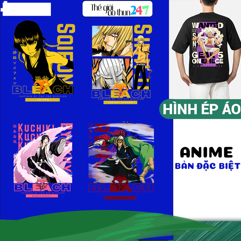 [รีด ภาพอัดความร้อน] Special Bleach Black Set BL2 - Premium