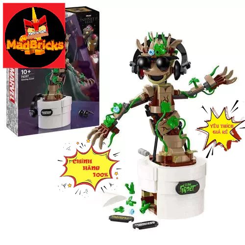 LEGO Marvel 76297 ฟิกเกอร์ Marvel Dancing Groot