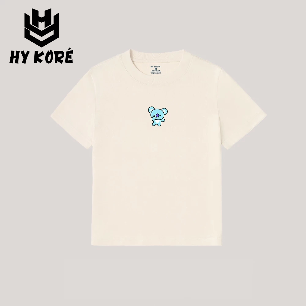 ผู้หญิงปักรูปแบบ BaBy Tee HY KORÉ 168 Cotton 100% 2-Way Stretch 250gsm