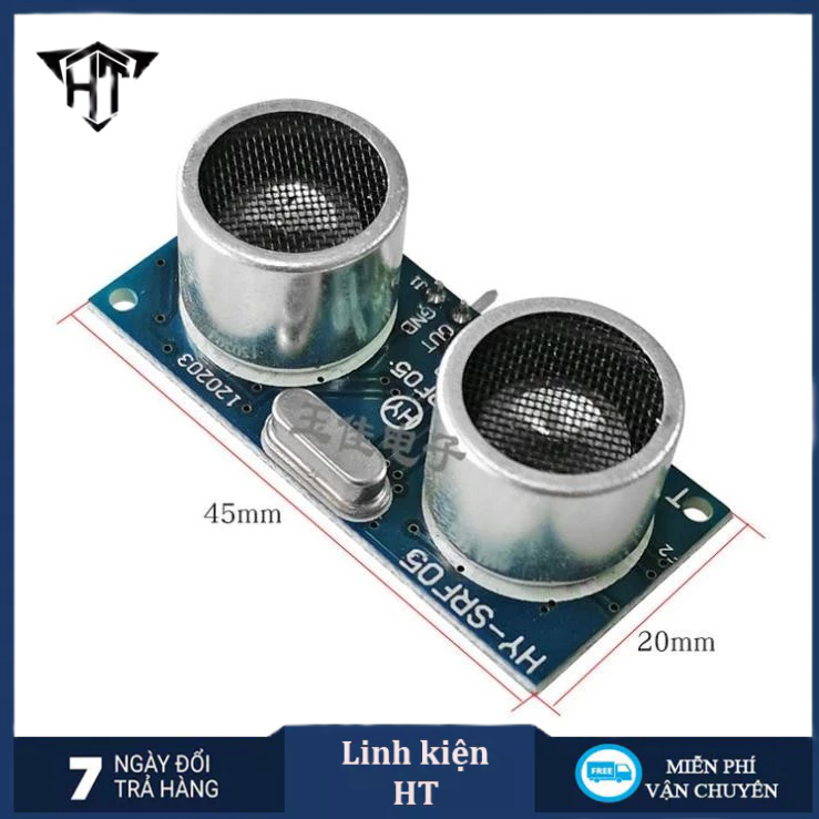 โมดูลเซ็นเซอร์อัลตราโซนิก SRF05, SRF04, HC SR04, HC SR05, HC-SR04, HC-SR05