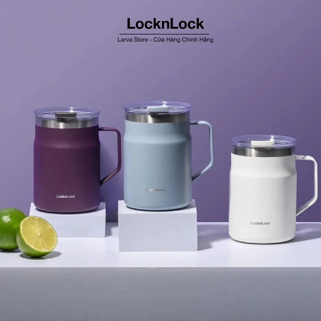 แก้วเก็บความร้อนสแตนเลส 304 Lock&Lock Metro Mug LHC4219 475ml