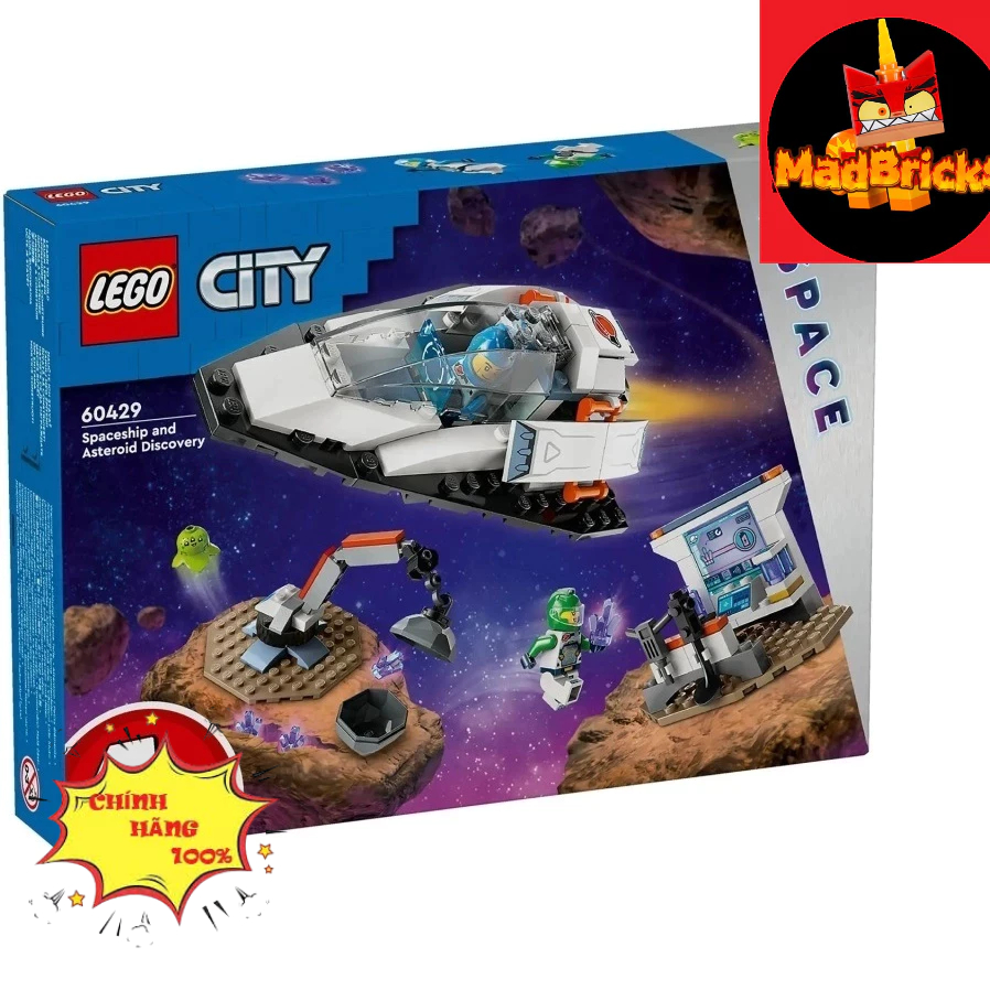 LEGO CITY 60429 Meteor Exploration Spaceship ประกอบของเล่น