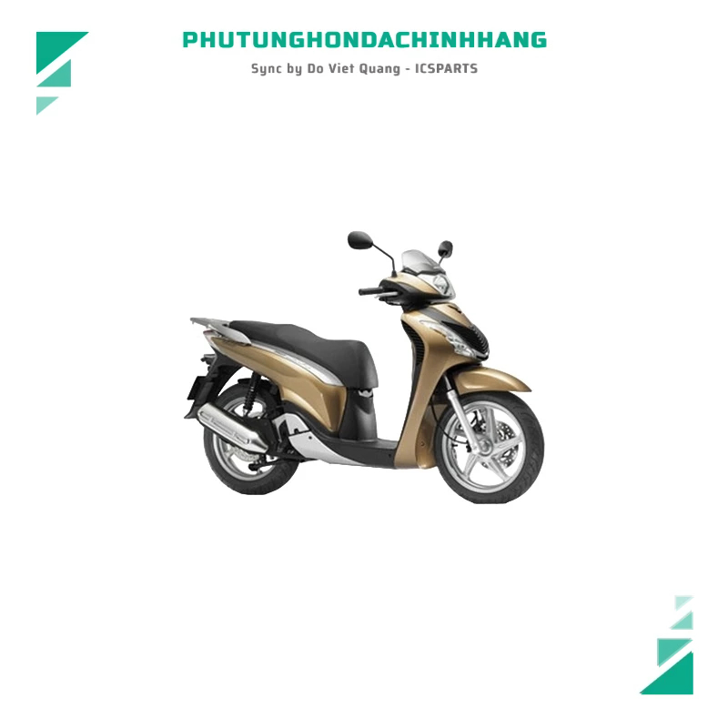 ชุดพลาสติก - ฝาครอบ Sh 125&150 ปี 2009-2011 สีน้ําตาล (Light)-Y 208 Z1,Z3(125Cc)Z2,Z4(150Cc)-B