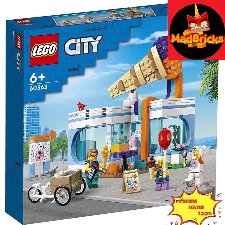 LEGO CITY 60363 CITY Ice Cream Shop ประกอบของเล่น