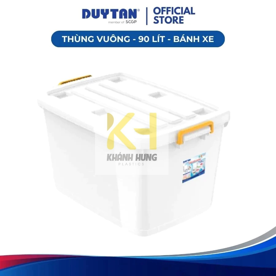 Duy Tan ลํากล้องสี่เหลี่ยมมีล้อ 15L, 30L, 55L, 90L, 120L, 140L