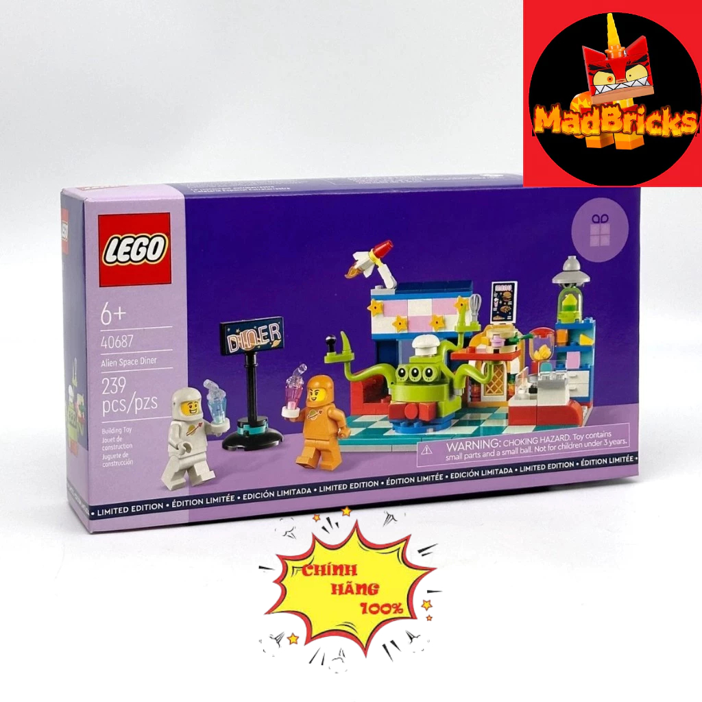 Lego 40687 Alien Space Diner - ร้านอาหาร Alien Space