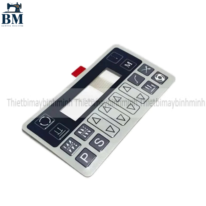 BAOYU P,S, 2 BLACK CIRCLE ปกป้องหน้าจอสําหรับจักรเย็บผ้าอุตสาหกรรม (PRICE FOR 1 PC)