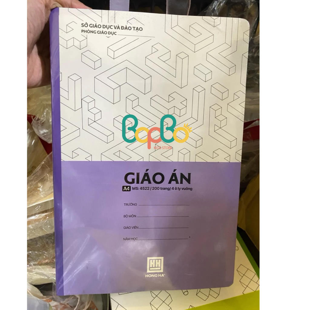 สมุดบันทึก Hong Ha A4 O Ly Lesson Plan - สมุดบันทึก Hong Ha A4 O Ly 200 หน้า
