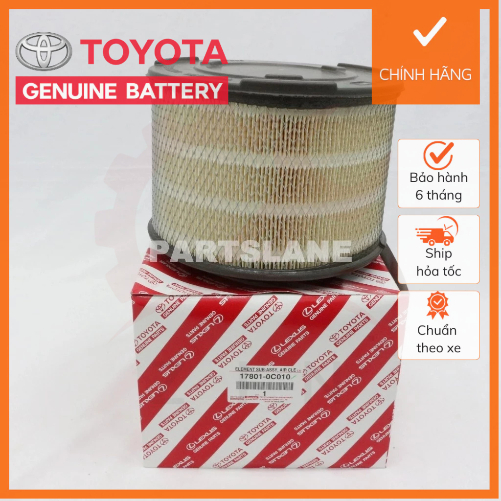 [GENUINE] ไส้กรองอากาศเครื่องยนต์สําหรับ Toyota Innova, Fortuner, Hilux 2005-2016 17801-YZZA1 17801Y