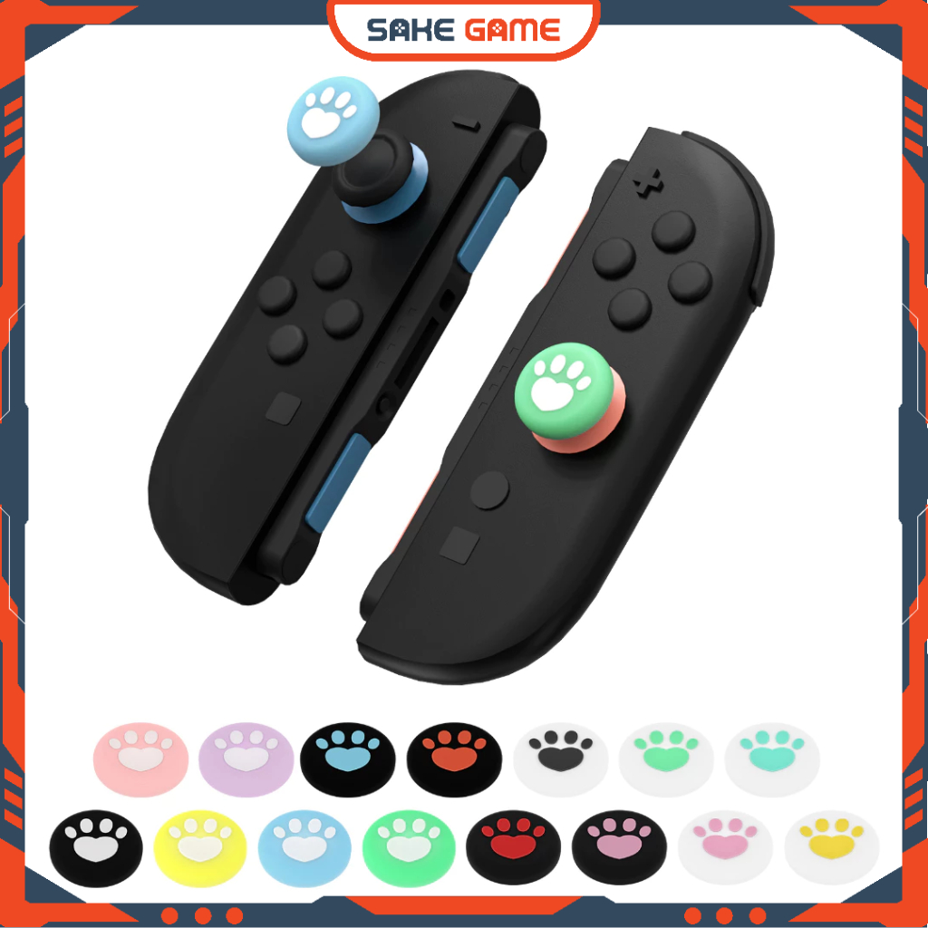 Nintendo Switch 2 2025 ฝาครอบลูกบิดอะนาล็อก Cat Paw Analog Switch 2 Cat Paw Cover Joycon Switch 2 ขา