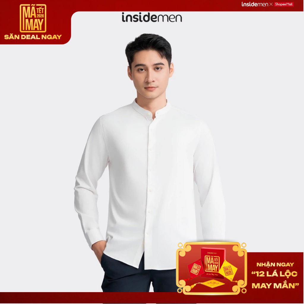 Insidemen Regular Fit เสื้อคอเต่าแขนยาวผู้ชาย ILS1150Z