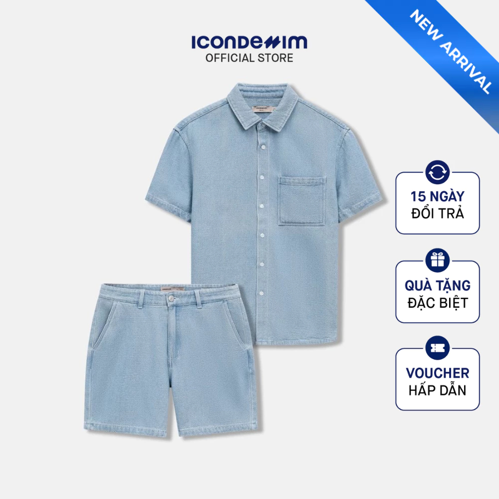ICONDENIM ชุดกางเกงยีนส์ผู้ชาย Lunary Form Boxy SEID0104