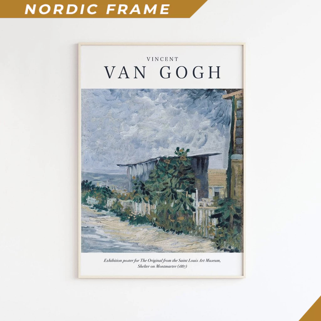 ภาพวาดติดผนัง, พิมพ์ศิลปะ Vincent Van Gogh, Bergruen Cie, Van Gogh, พิมพ์สีสันสดใส, โปสเตอร์นิทรรศกา