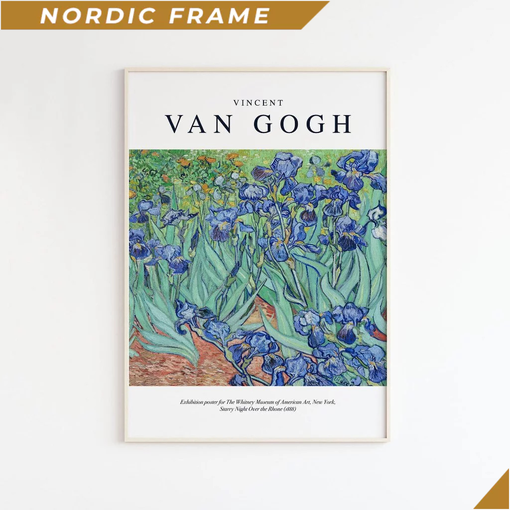 ภาพวาดติดผนัง, Vincent Van Gogh Art Print, Van Gogh Print, Colourful Print, Van Gogh Art Exhibition 