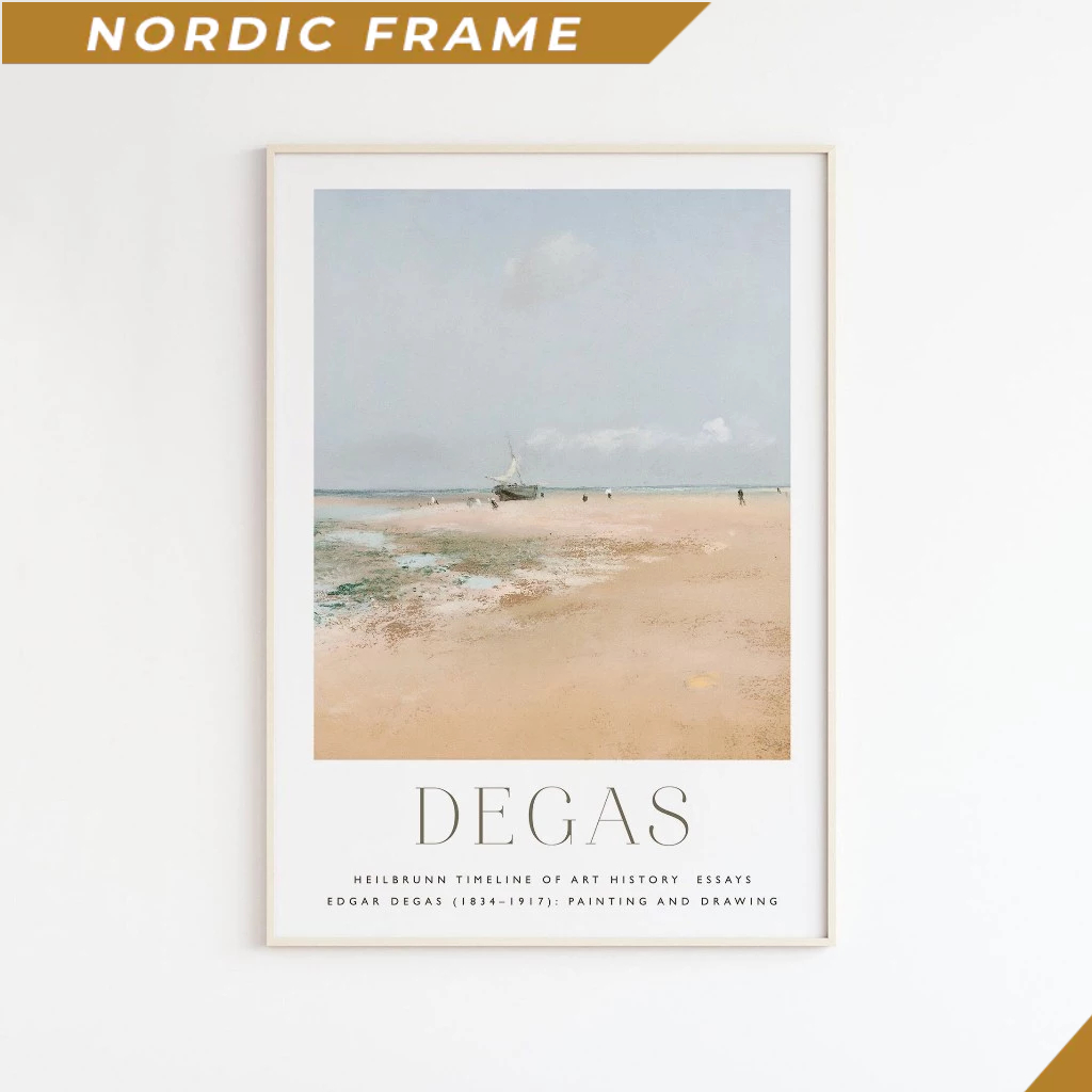 ภาพวาดผนัง, พิมพ์ศิลปะ Edgar Degas, Berggruen Cie, ภาพวาด Degas, พิมพ์สีสันสดใส, โปสเตอร์นิทรรศการศิ