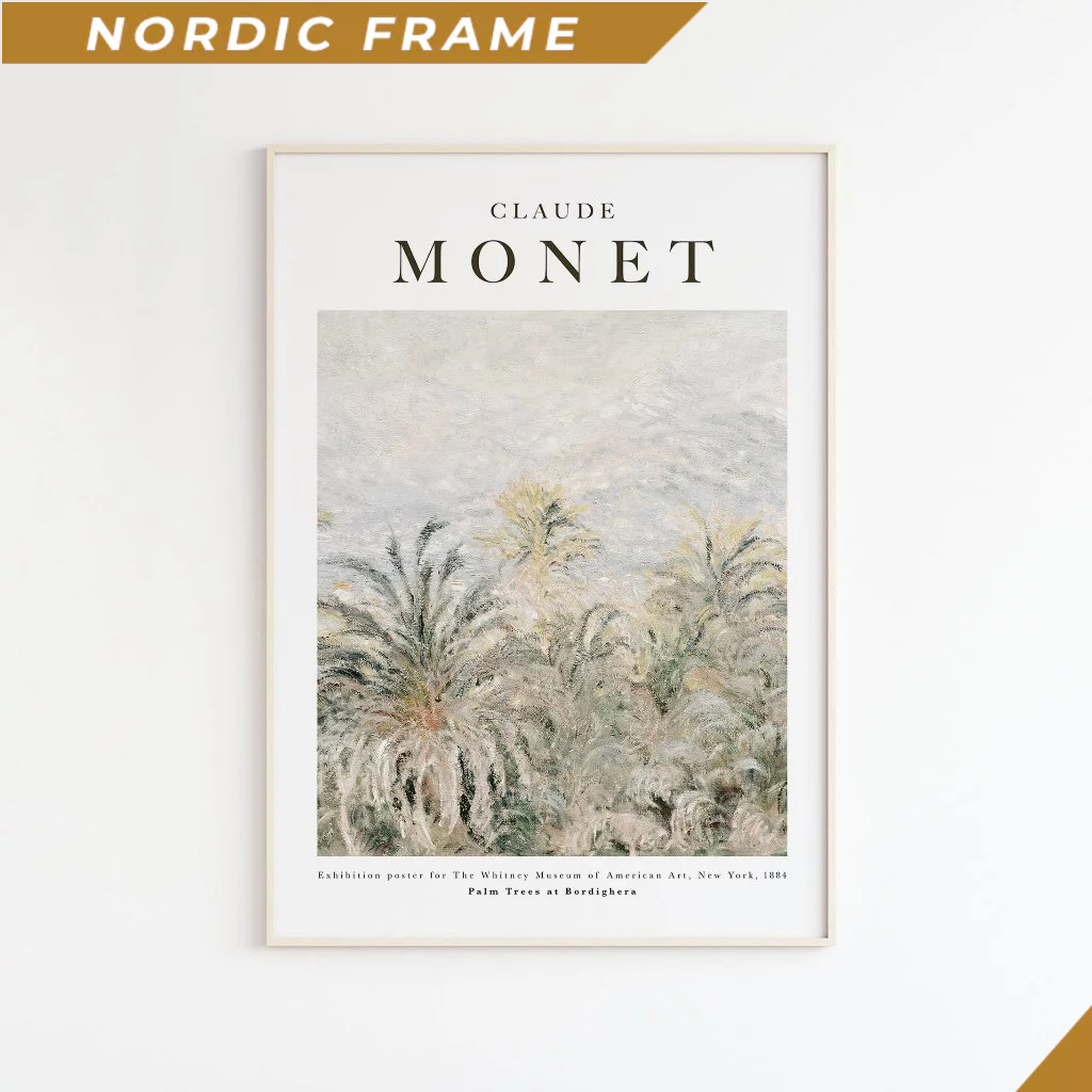 ภาพวาดติดผนัง, พิมพ์ศิลปะ Claude Monet, โปสเตอร์ Monet, พิมพ์สีสันสดใส, โปสเตอร์นิทรรศการศิลปะ Claud