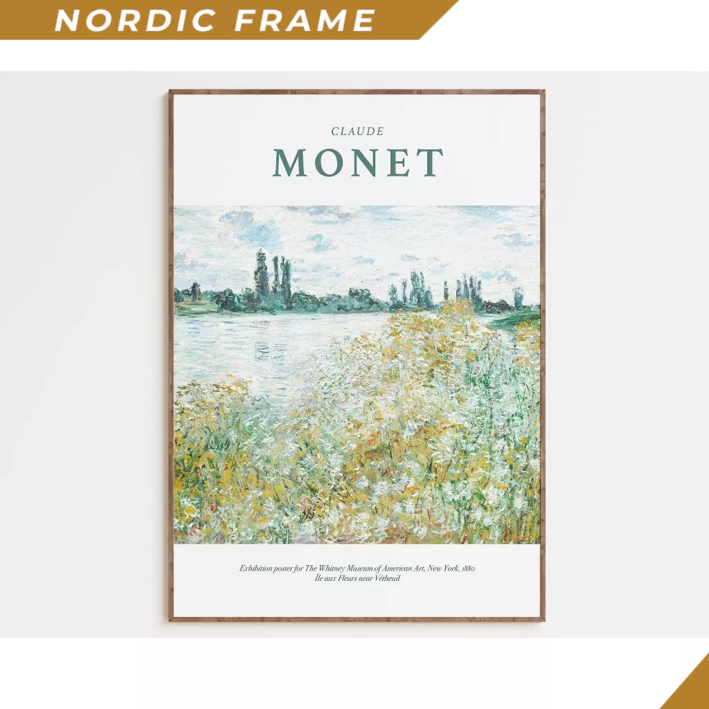 ภาพวาดติดผนัง, พิมพ์ศิลปะ Claude Monet, โปสเตอร์ Monet, พิมพ์สีสันสดใส, โปสเตอร์นิทรรศการศิลปะ Claud