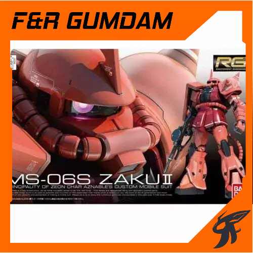 RG 1/144 MS-06S Zaku II - Char Aznable Custom ของแท้ BANDAI