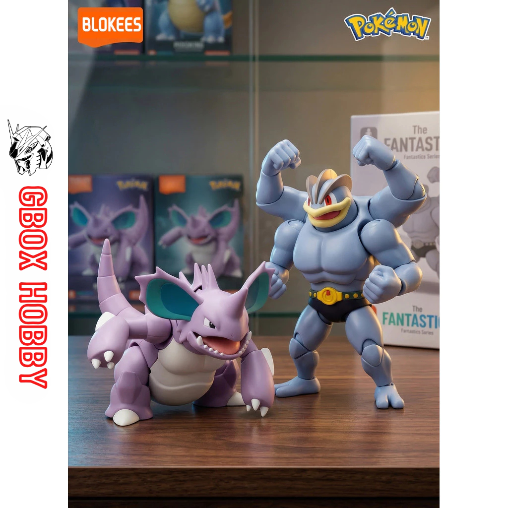 POKÉMON Blokees Fantastics Series Nidoking Machamp Pokemon 74109 74110