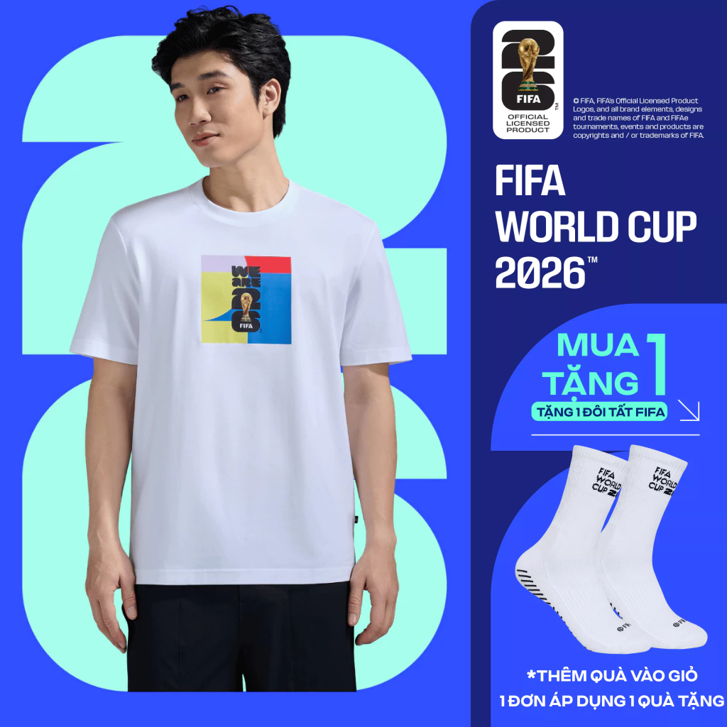 [GIVEAWAY WC 2026]เสื้อยืด New Era Cotton Compact World