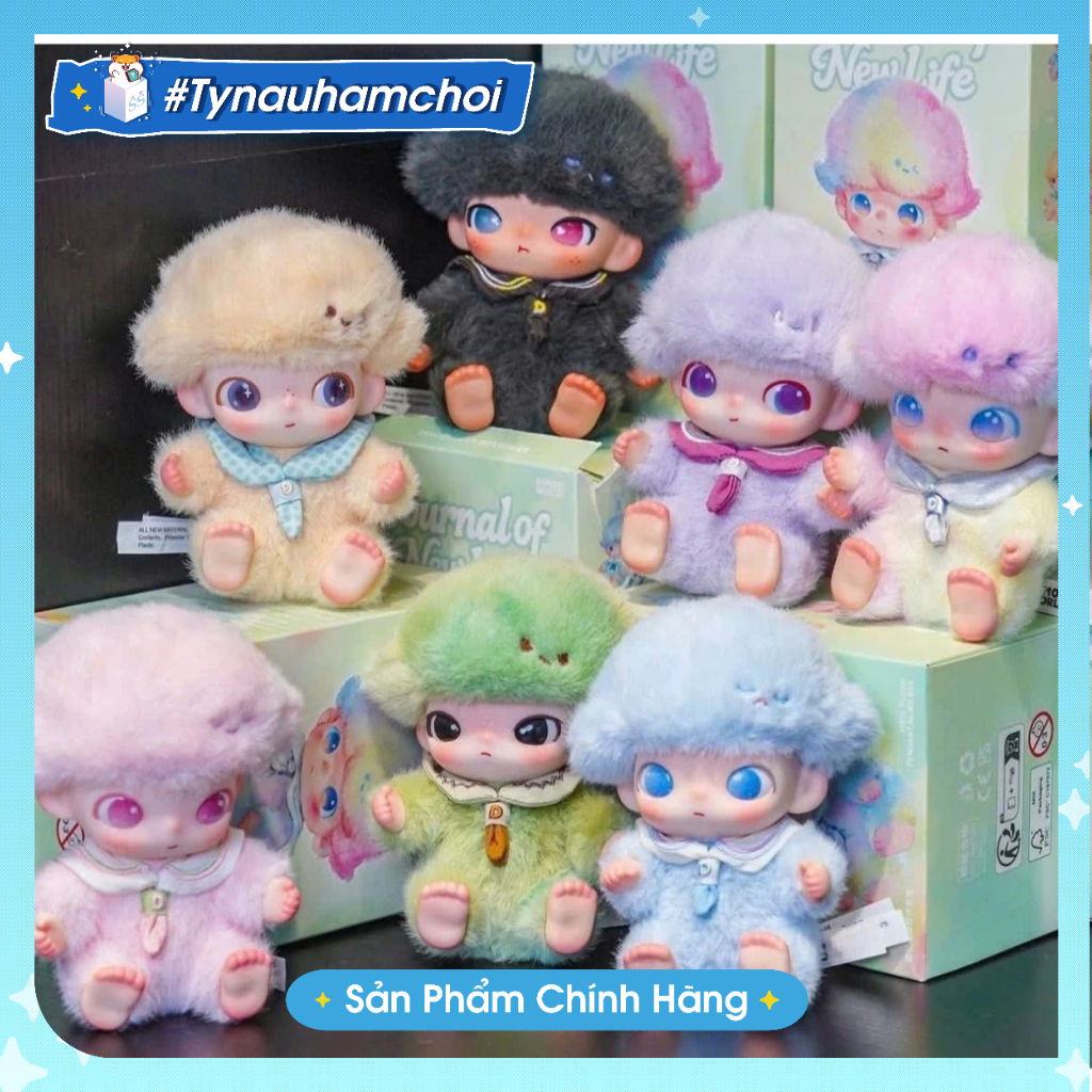 [ของแท้] Dimoo Journey Of New Life - พวงกุญแจผ้าฝ้าย dimoo น่ารักพร้อมหน้าไวนิล - เป็นของขวัญ