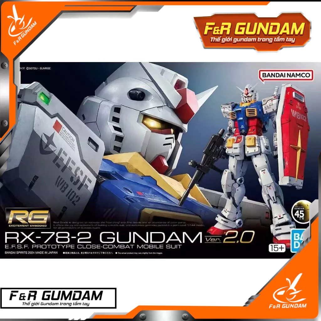 RG 1/144 RX-78-2 GUNDAM Ver. 2.0