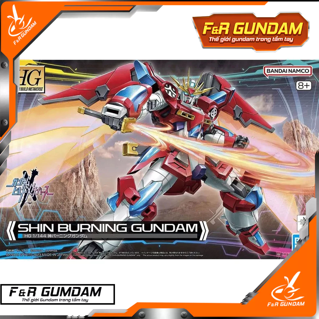 HG BM Shin Burning Gundam Assembly Model (Gundam Build Metaverse)